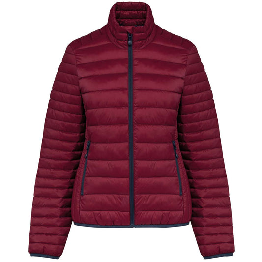 LADIES' LIGHTWEIGHT PADDED JACKET - Wine - colorimageurl
