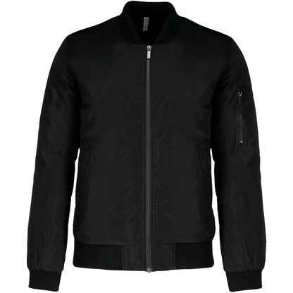 MEN'S BOMBER JACKET - Black - colorimageurl
