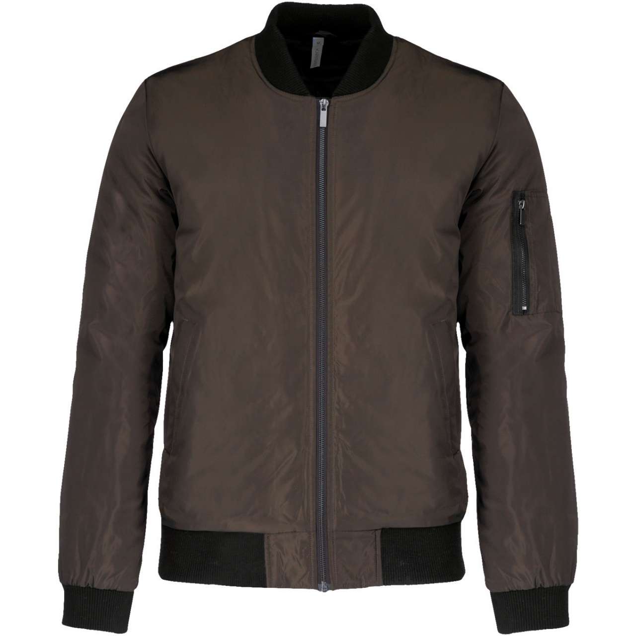 MEN'S BOMBER JACKET - Deep Khaki - colorimageurl
