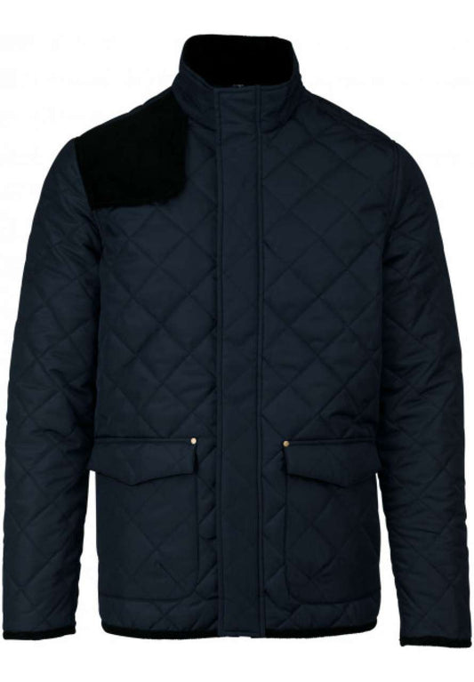 MEN'S QUILTED JACKET - Navy/Black - colorimageurl