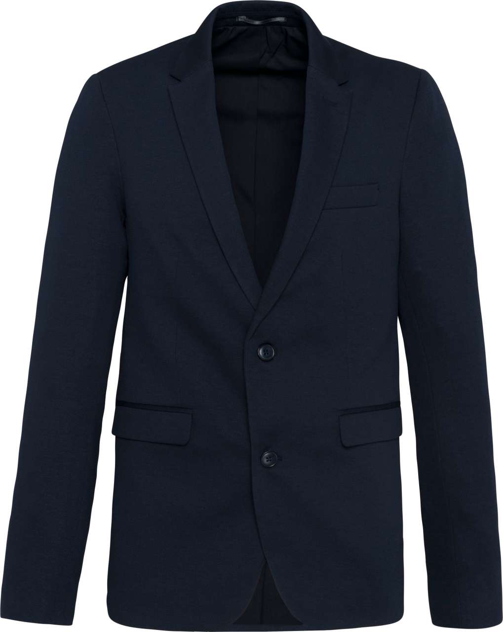 MEN’S KNIT JACKET - Night Navy Heather - colorimageurl