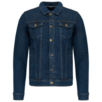 MEN'S UNLINED DENIM JACKET - Blue Rinse - colorimageurl