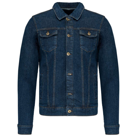 MEN'S UNLINED DENIM JACKET - Blue Rinse - colorimageurl
