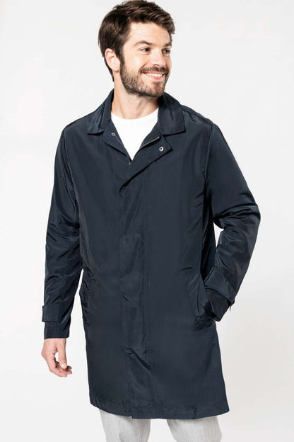 MEN'S LIGHTWEIGHT TRENCHCOAT - Navy - modelimageurl