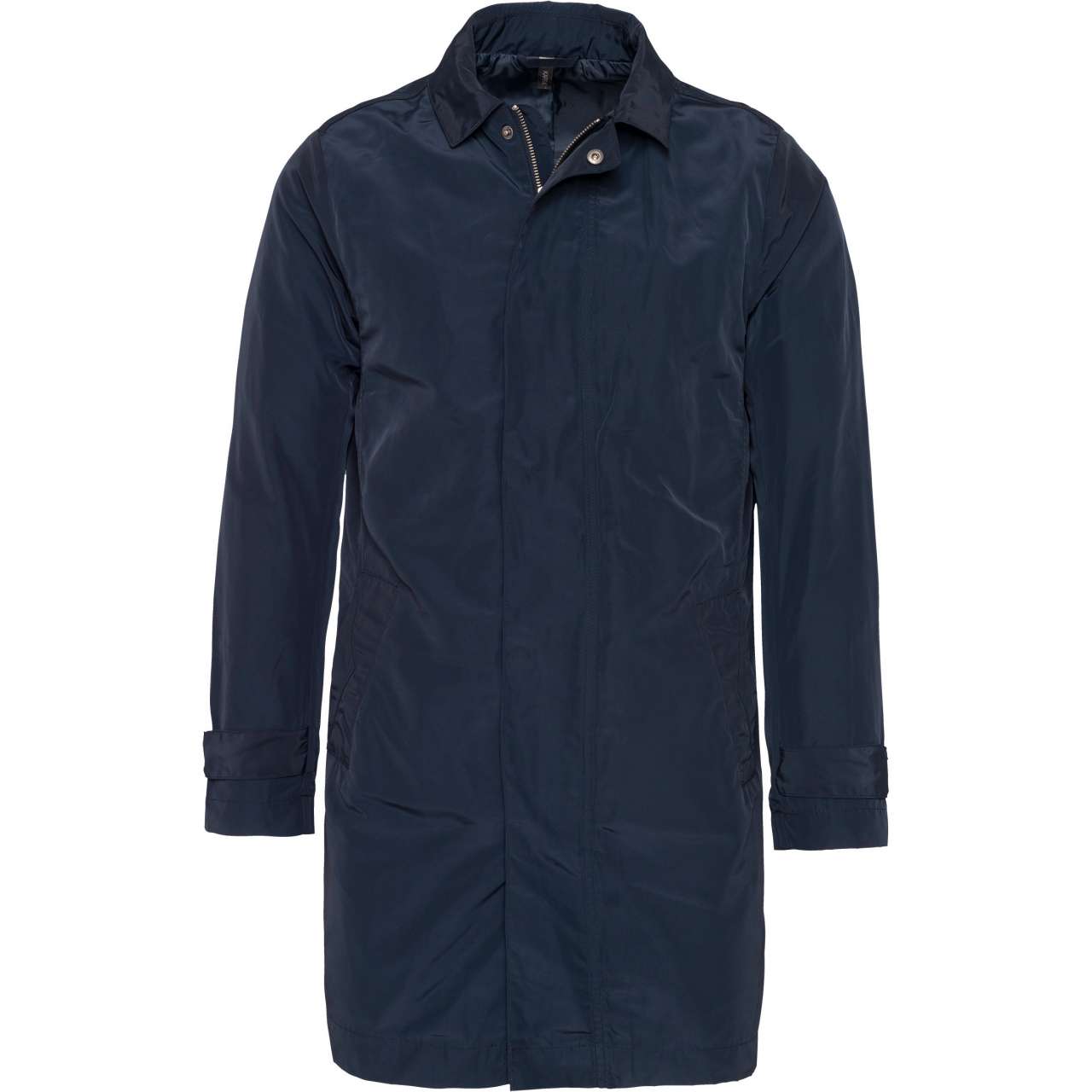 MEN'S LIGHTWEIGHT TRENCHCOAT - Navy - colorimageurl