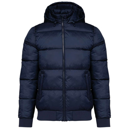 UNISEX RECYCLED RIPSTOP JACKET WITH HOOD - Navy - colorimageurl