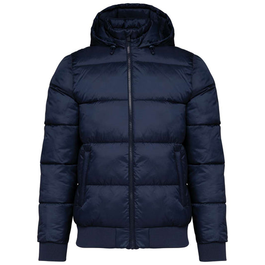 UNISEX RECYCLED RIPSTOP JACKET WITH HOOD - Navy - colorimageurl