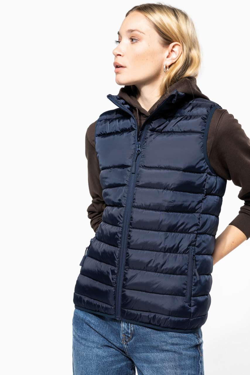 LADIES' QUILTED BODYWARMER - Navy - modelimageurl