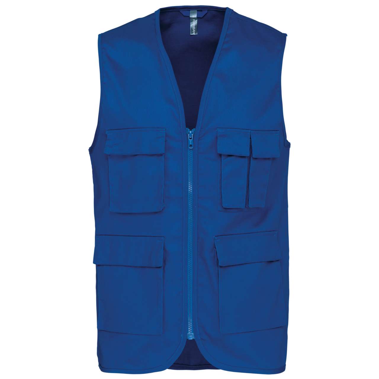 MULTIPOCKET GILET - Royal Blue - Model