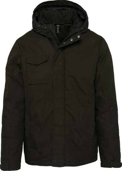 HOODED PARKA - Deep Khaki - colorimageurl