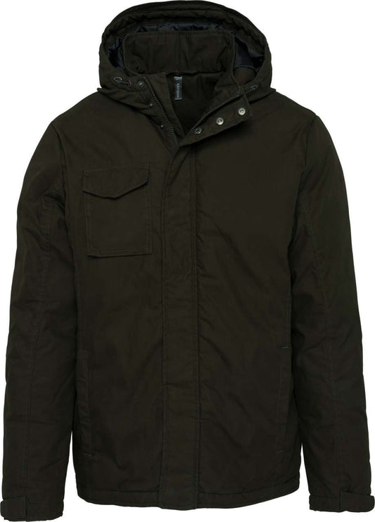 HOODED PARKA - Deep Khaki - colorimageurl