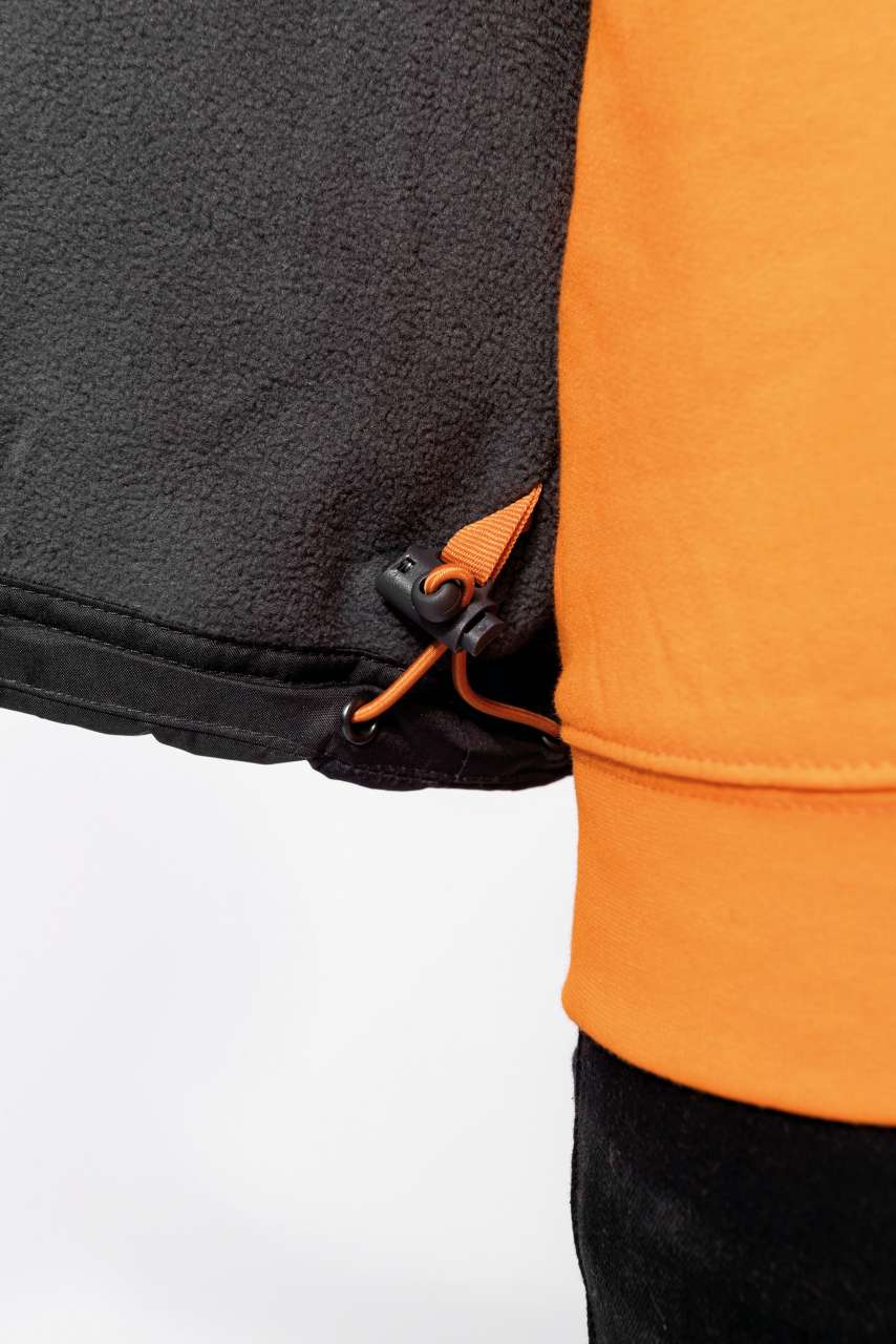 SCORE - DETACHABLE-SLEEVED BLOUSON JACKET - Black/Orange - Additional