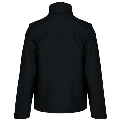 SCORE - DETACHABLE-SLEEVED BLOUSON JACKET - Black/Orange - Main