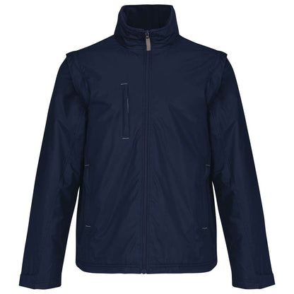 SCORE - DETACHABLE-SLEEVED BLOUSON JACKET - Navy/Grey - Additional