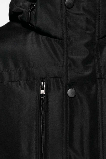 PARKA WITH REMOVABLE HOOD - Black - Additional