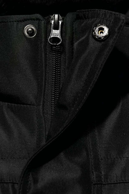 PARKA WITH REMOVABLE HOOD - Black - Additional