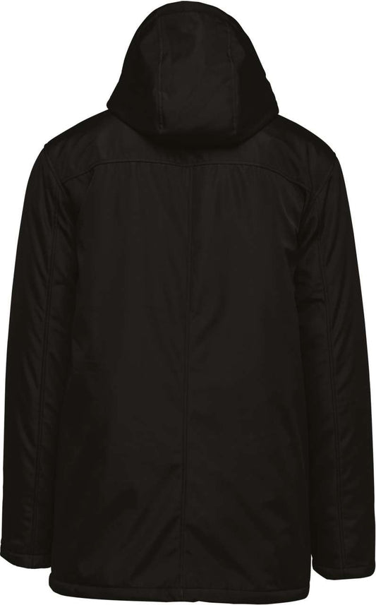 PARKA WITH REMOVABLE HOOD - Black - Main