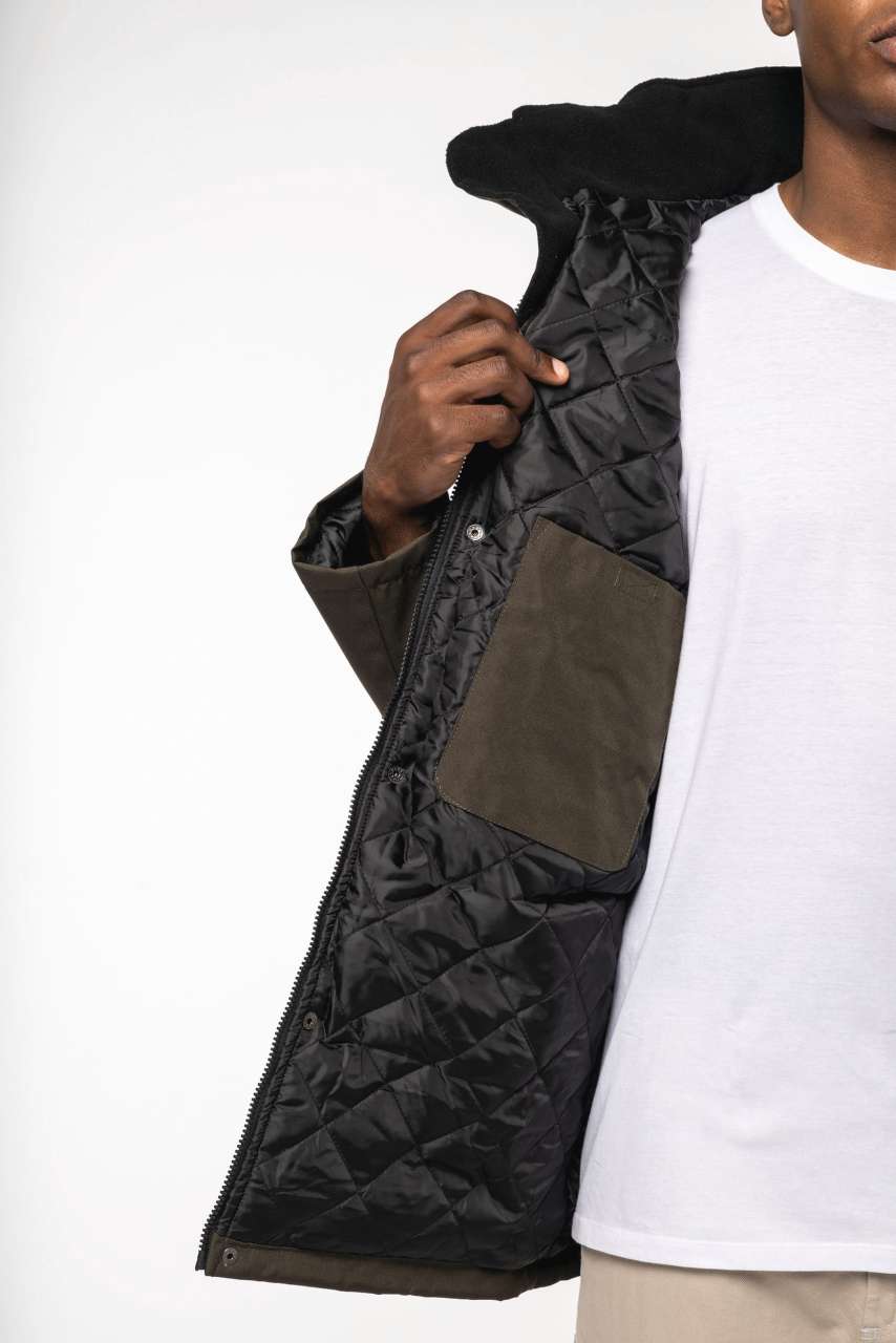 QUILTED PARKA - Beige - Additional