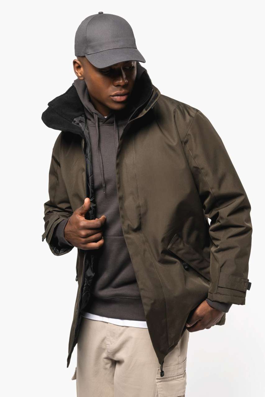 QUILTED PARKA - Beige - Additional