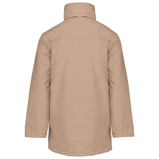 QUILTED PARKA - Beige - Main