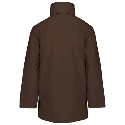 QUILTED PARKA - Chocolate - Main