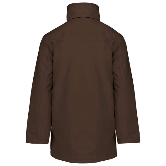QUILTED PARKA - Chocolate - Main