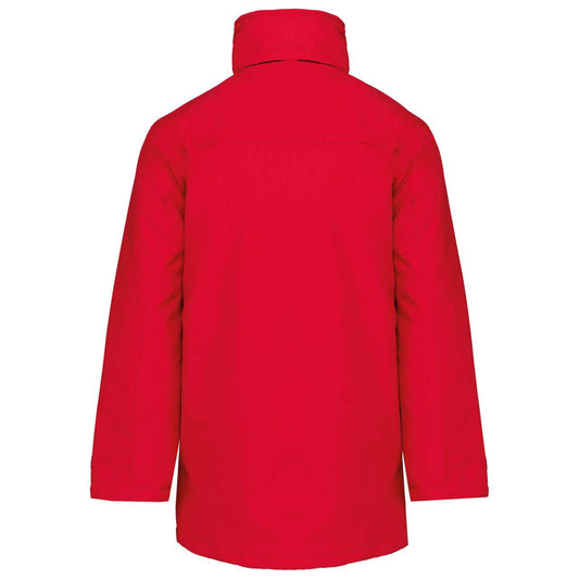 QUILTED PARKA - Red - Main