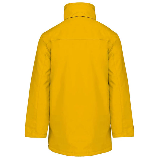 QUILTED PARKA - Yellow - Main
