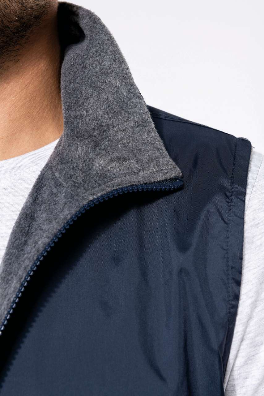 RECORD - FLEECE LINED BODYWARMER - Black/Grey - Additional