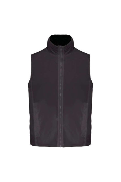 RECORD - FLEECE LINED BODYWARMER - Dark Grey/Black - Main