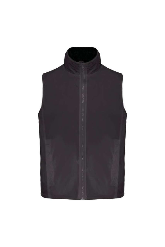 RECORD - FLEECE LINED BODYWARMER - Dark Grey/Black - Main