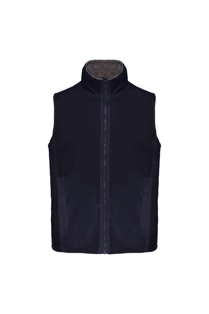 RECORD - FLEECE LINED BODYWARMER - Navy/Grey - Main
