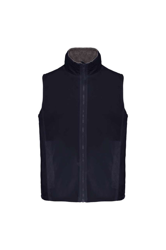 RECORD - FLEECE LINED BODYWARMER - Navy/Grey - Main
