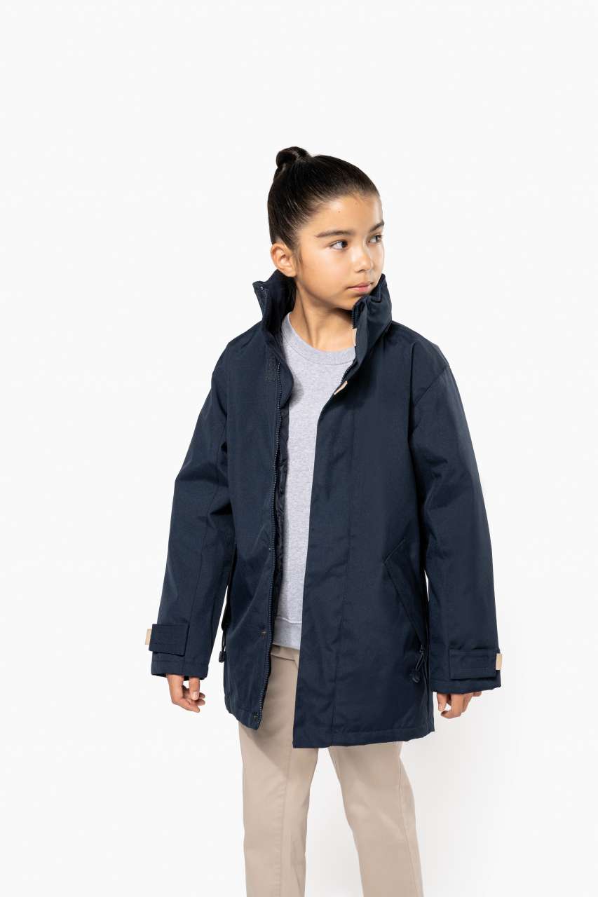 KIDS' PARKA - Navy - Model