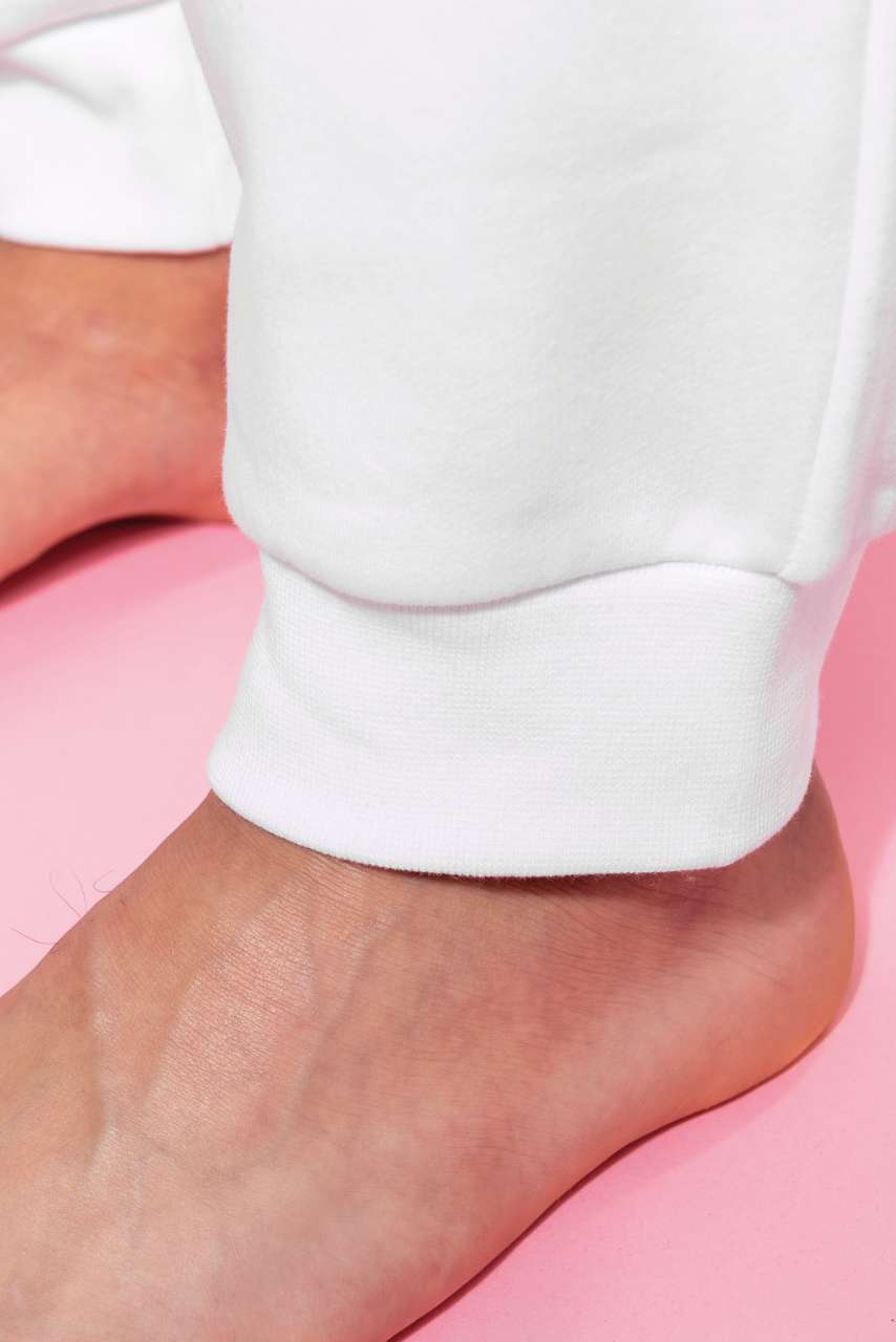 UNISEX JOGGING BOTTOMS - White - Additional