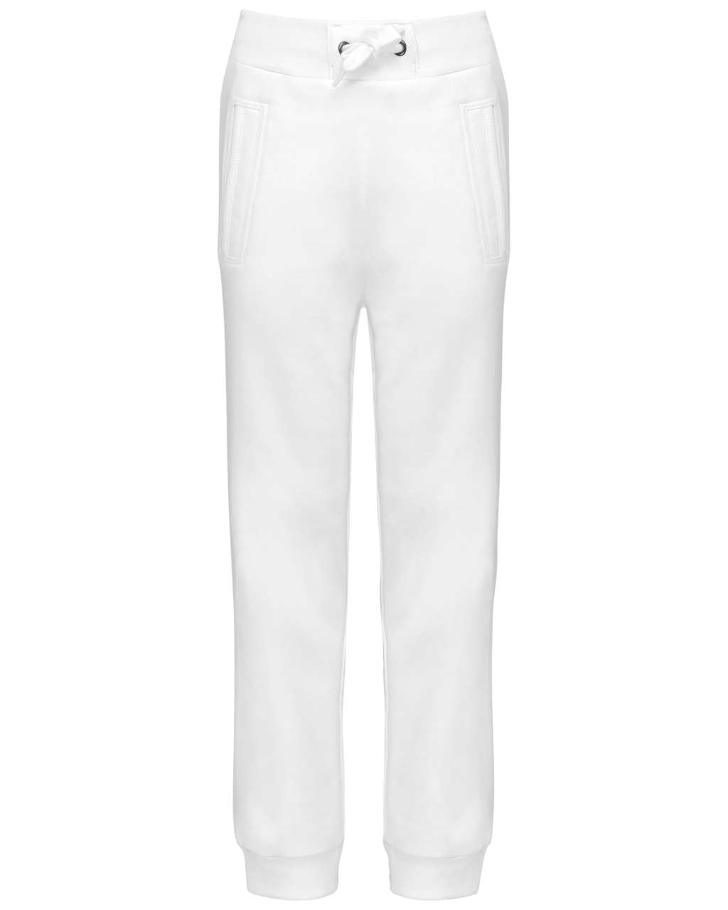 KID'S JOGGING BOTTOMS - White - colorimageurl