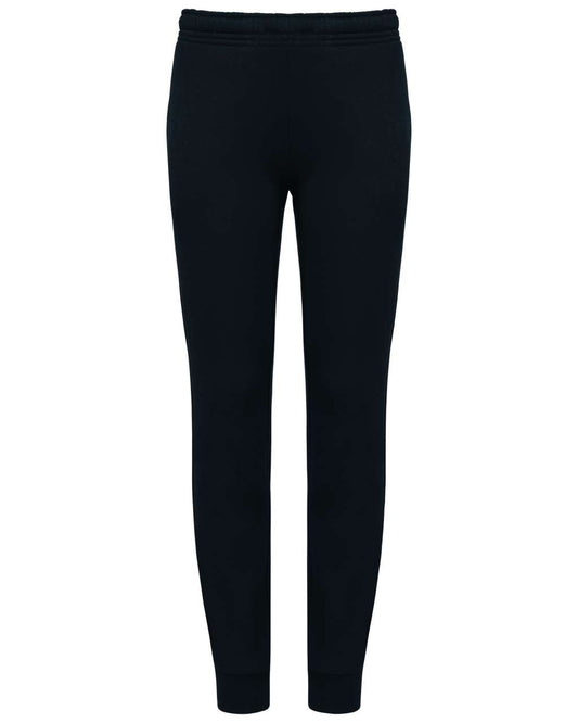 KIDS FLEECE TROUSERS - Black - colorimageurl