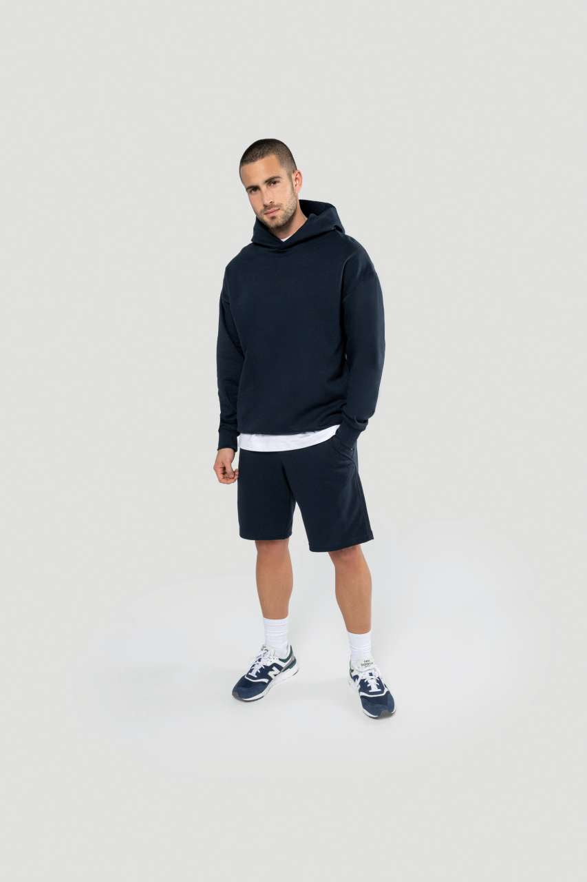UNISEX FRENCH TERRY BERMUDA SHORTS - Black - Additional