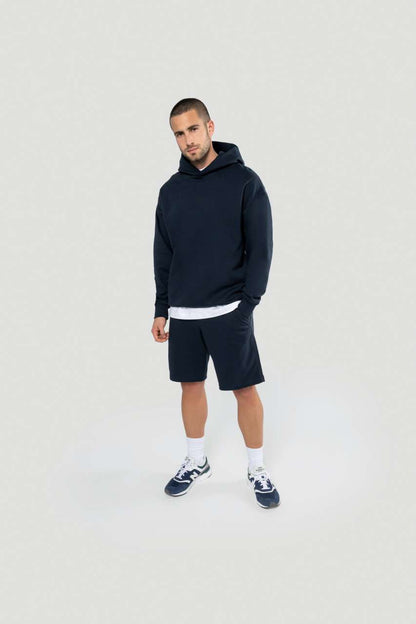 UNISEX FRENCH TERRY BERMUDA SHORTS - Black - Additional