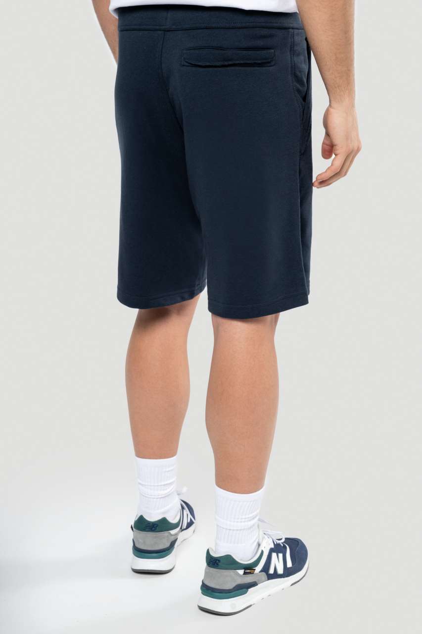 UNISEX FRENCH TERRY BERMUDA SHORTS - Navy - Additional