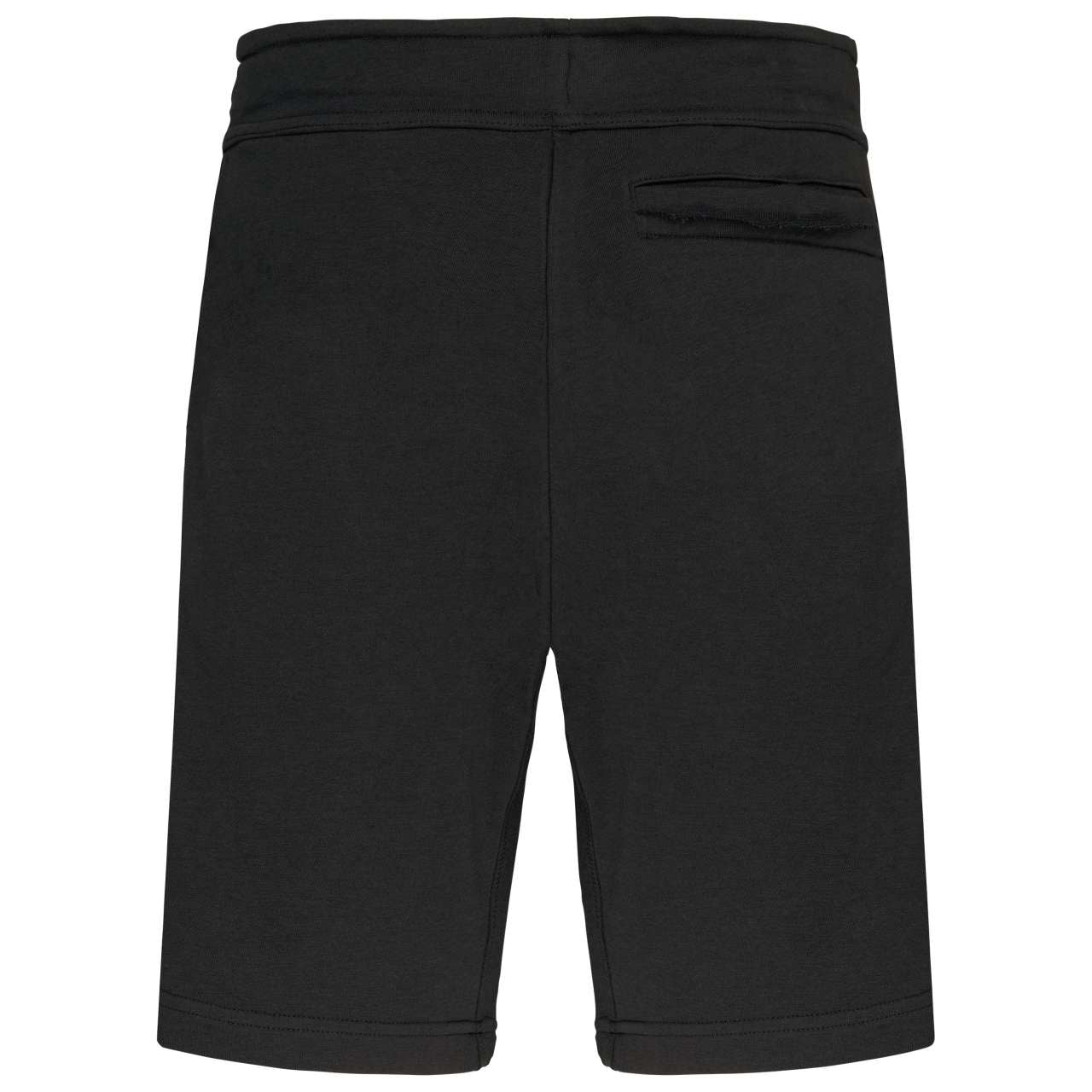 UNISEX FRENCH TERRY BERMUDA SHORTS - Black - Additional