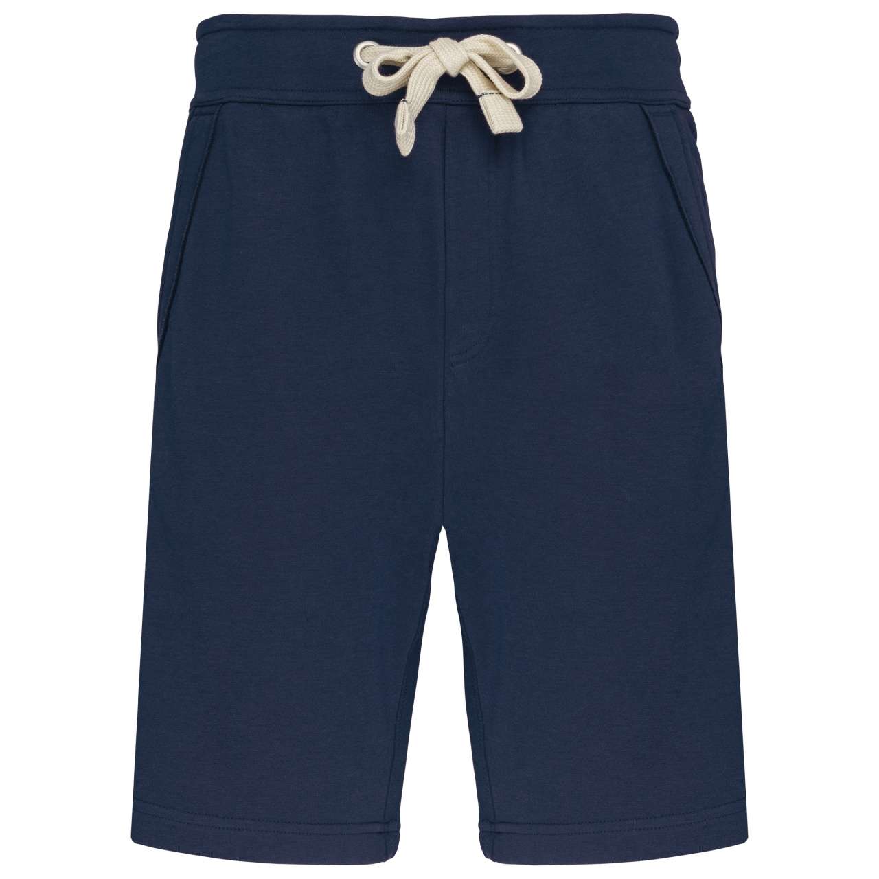 UNISEX FRENCH TERRY BERMUDA SHORTS - Navy - Main