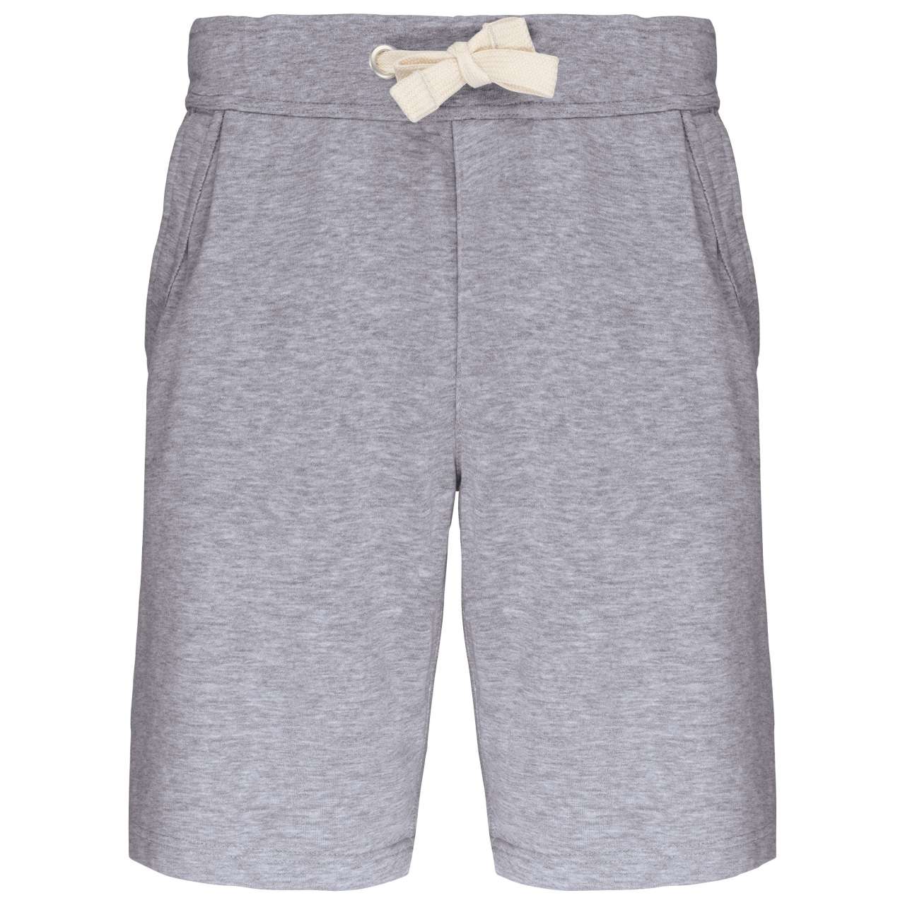 UNISEX FRENCH TERRY BERMUDA SHORTS - Oxford Grey - Main