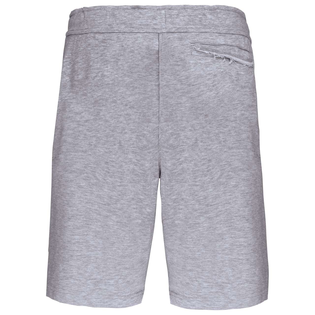 UNISEX FRENCH TERRY BERMUDA SHORTS - Oxford Grey - Additional