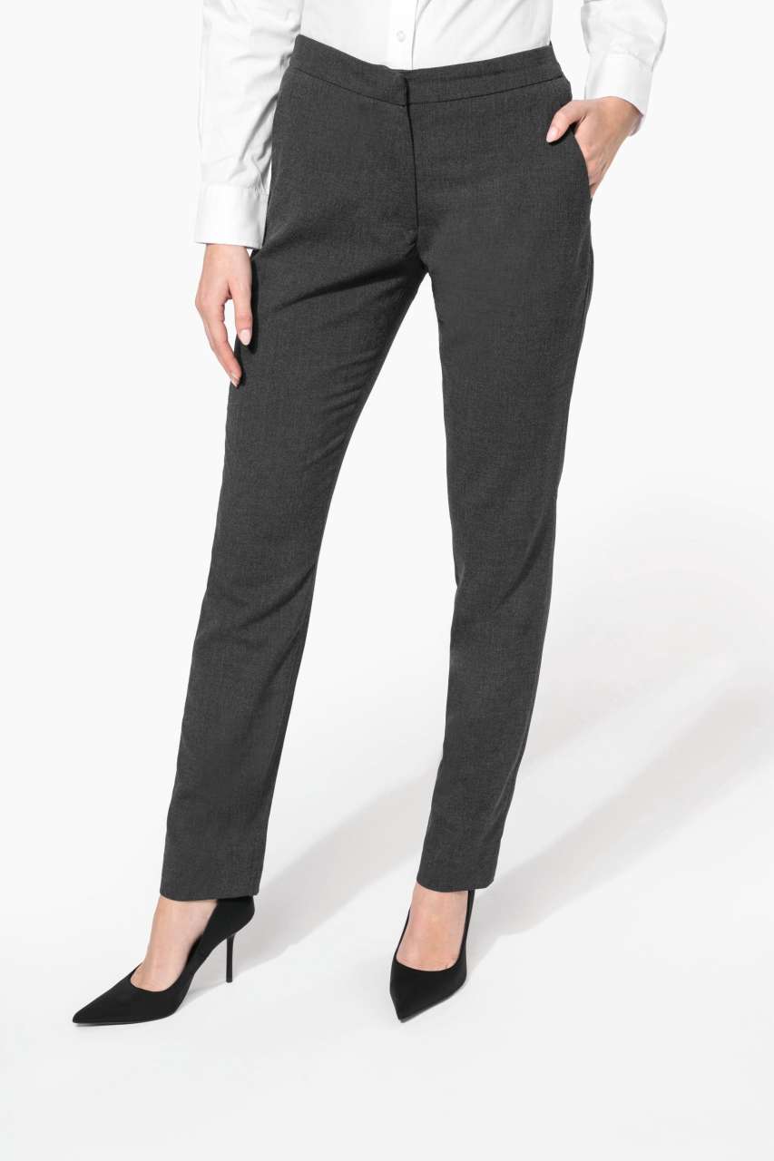 LADIES' TROUSERS - Navy - modelimageurl