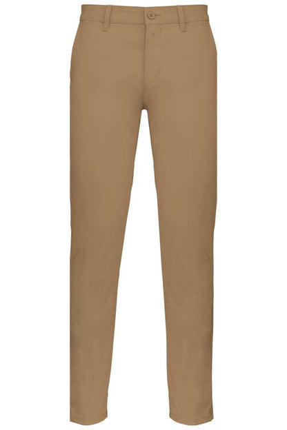 MEN'S CHINO TROUSERS - Camel - colorimageurl