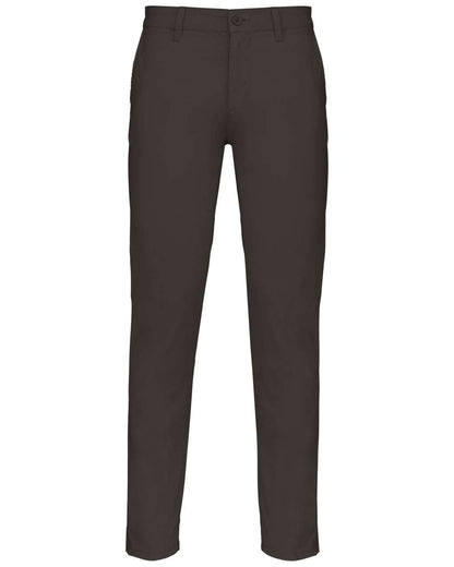 MEN'S CHINO TROUSERS - Dark Grey - colorimageurl