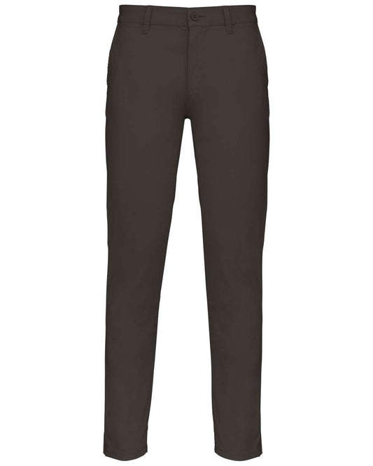 MEN'S CHINO TROUSERS - Dark Grey - colorimageurl