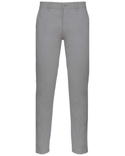 MEN'S CHINO TROUSERS - Fine Grey - colorimageurl