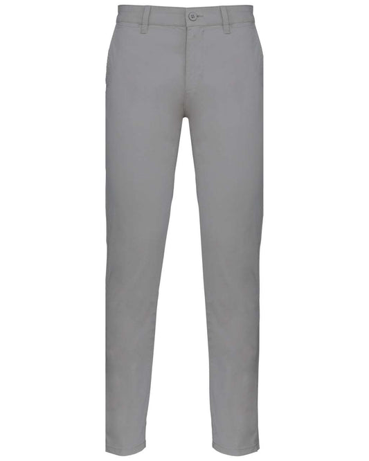 MEN'S CHINO TROUSERS - Fine Grey - colorimageurl